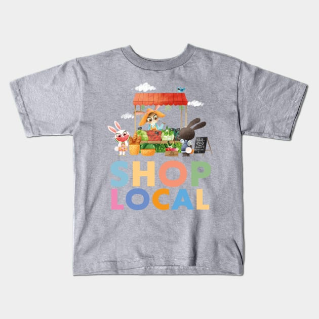 Shop local! Kids T-Shirt by Geeksarecool